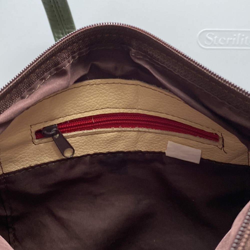 Leather Patchwork Bag - image 6